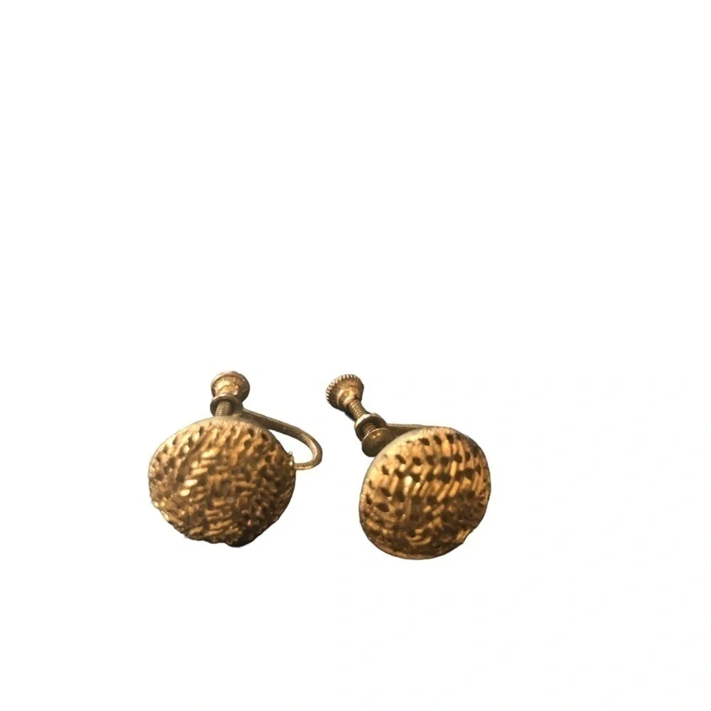 Vintage 4 Pair Clip On Earrings/Screw On Faux Pearl CZ Rhinestone Summer Fashion